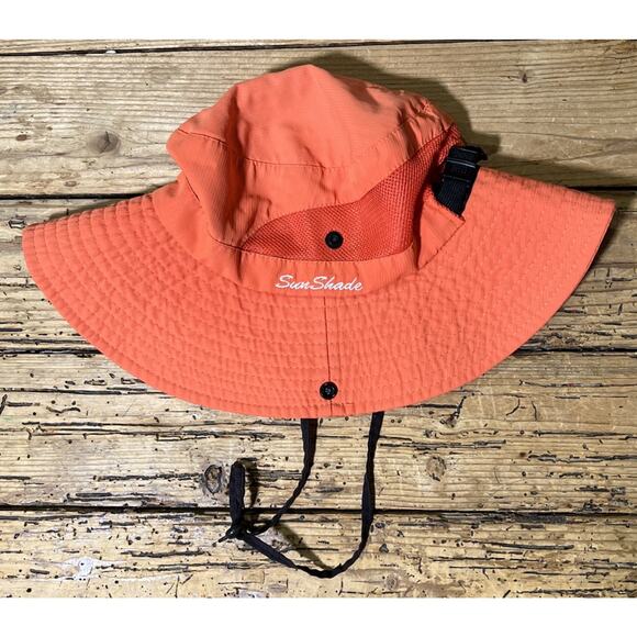 Sun Shade Orange Hat - Picture 1 of 6